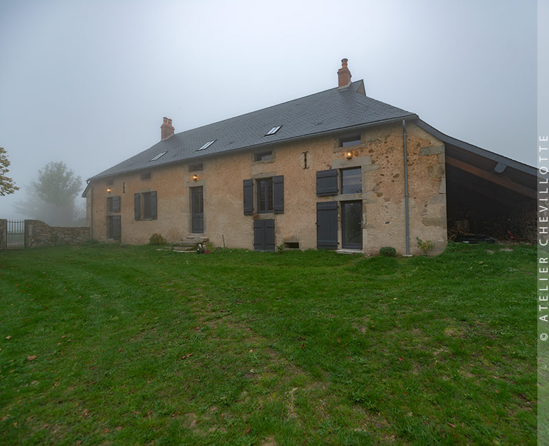 Maison du Morvan après restauration