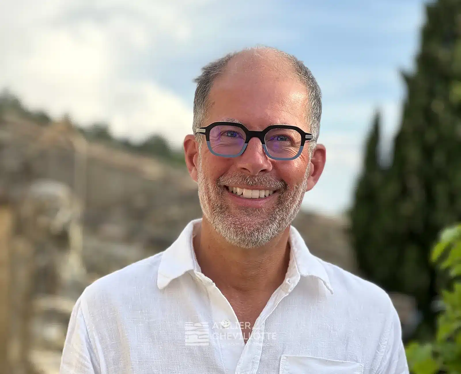 Portrait de Pierrick Chevillotte, gérant et fondateur de l'atelier